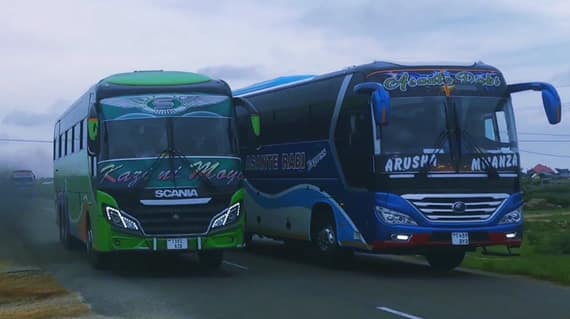 tanzania backpacking - Bus rides